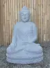  Product image 1 of the product “Seated Buddha made of Riverstone in Bhumisparsha - gesture of touching the earth. 82cm height. ”